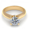 0.45CT round cut diamonds engagement ring , picture number 1