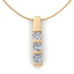 0.90CT round cut diamonds diamond pendants , picture number 0
