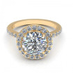 1.55CT round cut diamonds engagement ring , picture number 1