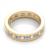 2.50CT emerald cut diamonds eternity ring , picture number 2