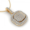0.35CT round cut diamonds diamond pendants , picture number 2