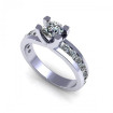1.40CT round cut diamonds engagement ring , picture number 0