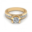 1.05CT round cut diamonds engagement ring , picture number 1