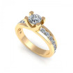 1.40CT round cut diamonds engagement ring , picture number 0