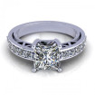 1.05CT princess and round cut diamonds engagement ring , picture number 1