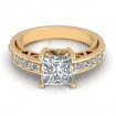 1.30CT princess and round cut diamonds engagement ring , picture number 1