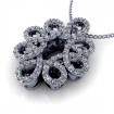 0.35CT round cut diamonds diamond pendants , picture number 2