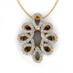 0.35CT round cut diamonds diamond pendants , picture number 0