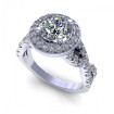 1.80CT round cut diamonds engagement ring , picture number 0
