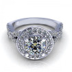 1.65CT round cut diamonds engagement ring , picture number 1
