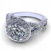 1.45CT round cut diamonds engagement ring , picture number 2