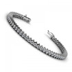 5.50CT round cut diamonds tennis bracelets , picture number 0