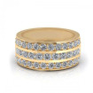 2.00CT round cut diamonds wedding band , picture number 1