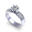 1.15CT round cut diamonds engagement ring , picture number 0