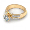 1.35CT round cut diamonds engagement ring , picture number 2