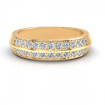 0.45CT round cut diamonds wedding band , picture number 1
