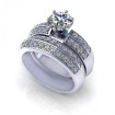1.15CT round cut diamonds bridal set , picture number 0