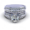1.15CT round cut diamonds bridal set , picture number 1