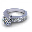 1.15CT round cut diamonds engagement ring , picture number 1