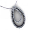 0.45CT round cut diamonds diamond pendants , picture number 2