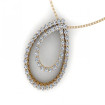 0.45CT round cut diamonds diamond pendants , picture number 1