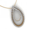 0.45CT round cut diamonds diamond pendants , picture number 2