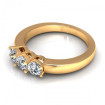 0.60CT round cut diamonds wedding band , picture number 2