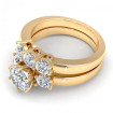 1.35CT round cut diamonds bridal set , picture number 1