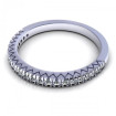 0.25CT round cut diamonds wedding band , picture number 2
