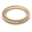 0.25CT round cut diamonds wedding band , picture number 2