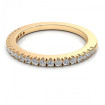 0.25CT round cut diamonds wedding band , picture number 2