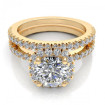 1.00CT round cut diamonds bridal set , picture number 1