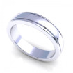14KT white gold 5MM Width & 2.5MM Thick mens ring , picture number 0