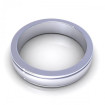 14KT white gold 5MM Width & 2.5MM Thick mens ring , picture number 2