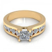 1.25CT princess and round cut diamonds engagement ring , picture number 1