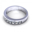 1.00CT round cut diamonds wedding band , picture number 1