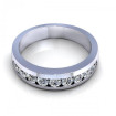 1.00CT round cut diamonds wedding band , picture number 2