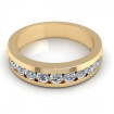 1.00CT round cut diamonds wedding band , picture number 1