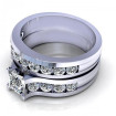 2.15CT princess and round cut diamonds bridal set , picture number 1