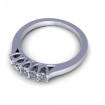 0.50CT princess cut diamonds wedding band , picture number 1