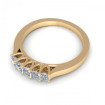 0.50CT princess cut diamonds wedding band , picture number 2