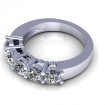 1.50CT round cut diamonds wedding band , picture number 1