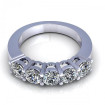 1.50CT round cut diamonds wedding band , picture number 2