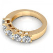 1.50CT round cut diamonds wedding band , picture number 2