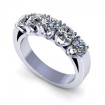 1.50CT round cut diamonds wedding band , picture number 0