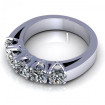 1.50CT round cut diamonds wedding band , picture number 1