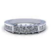 1.10CT princess cut diamonds wedding band , picture number 1