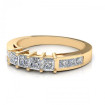 1.10CT princess cut diamonds wedding band , picture number 2