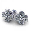 0.50CT round cut diamonds diamond earrings , picture number 1