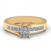 0.90CT princess cut diamonds engagement ring , picture number 2